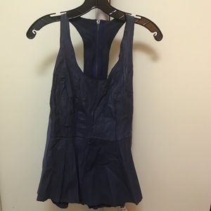 Illia racerback genuine leather jacket size10